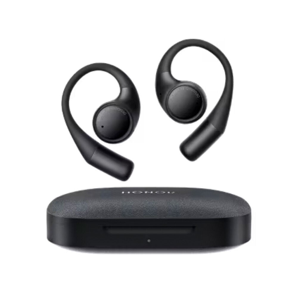 HONOR Earbuds Open color negro con estuche de carga inalámbrica disponibles en Claro Guatemala