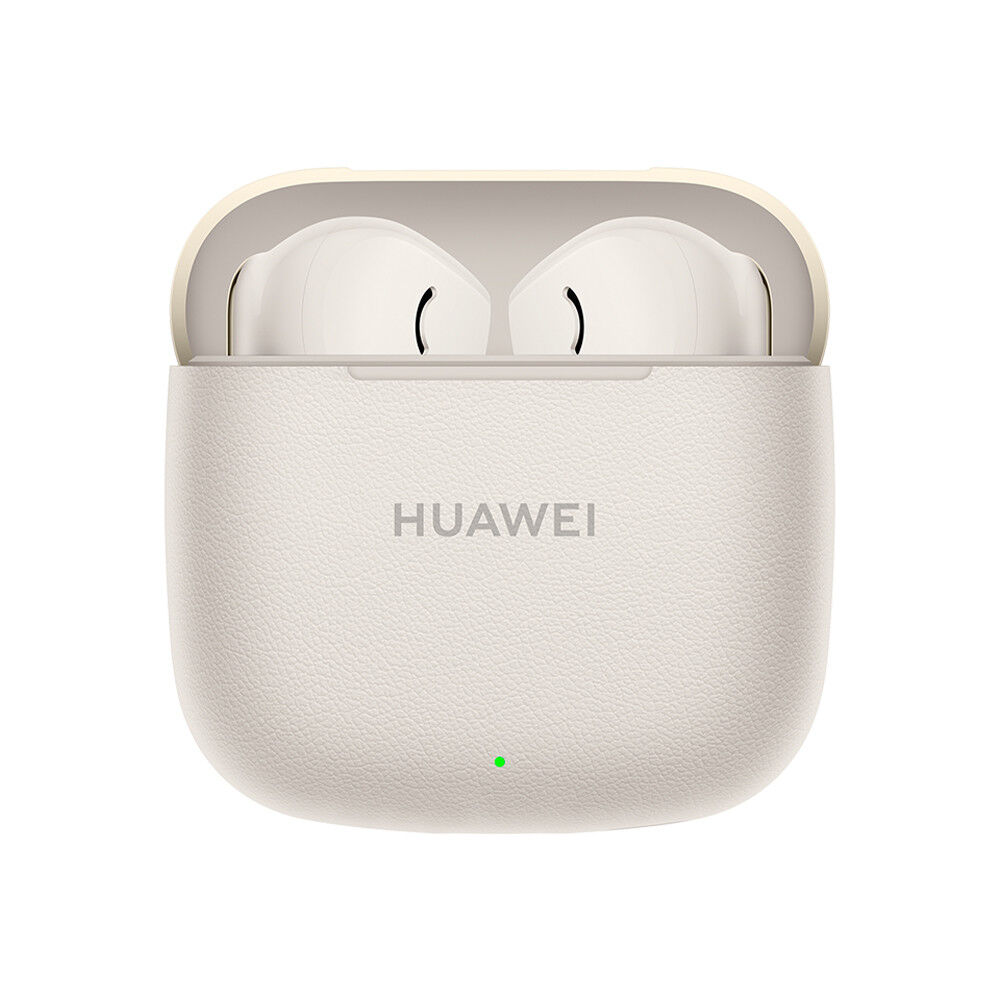 Estuche abierto de Huawei FreeBuds SE 3 color cafe disponible en Claro Guatemala