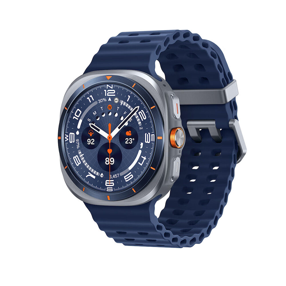 Samsung Galaxy Watch Ultra azul con monitoreo avanzado y diseño resistente en Claro Guatemala