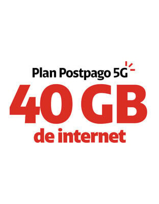 Plan postpago Sin Equipo 40GB con internet móvil y apps ilimitadas en Claro Guatemala