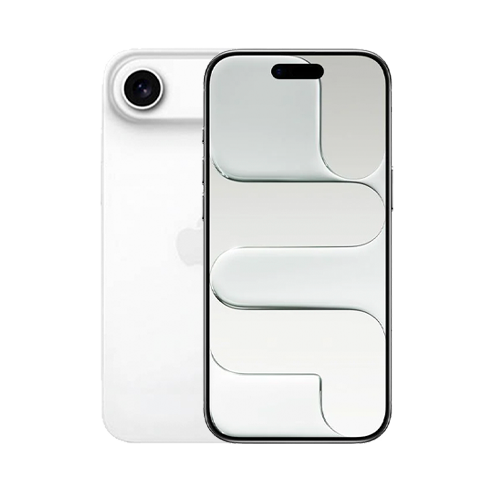 iPhone Air color blanco vista frontal y trasera en Claro Guatemala
