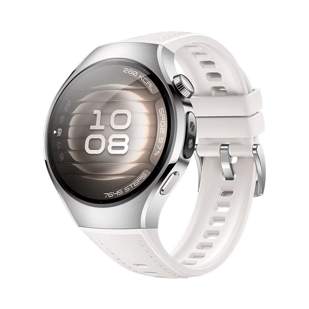 Huawei Watch 5 de 42 mm color blanco con diseño elegante en Claro Guatemala