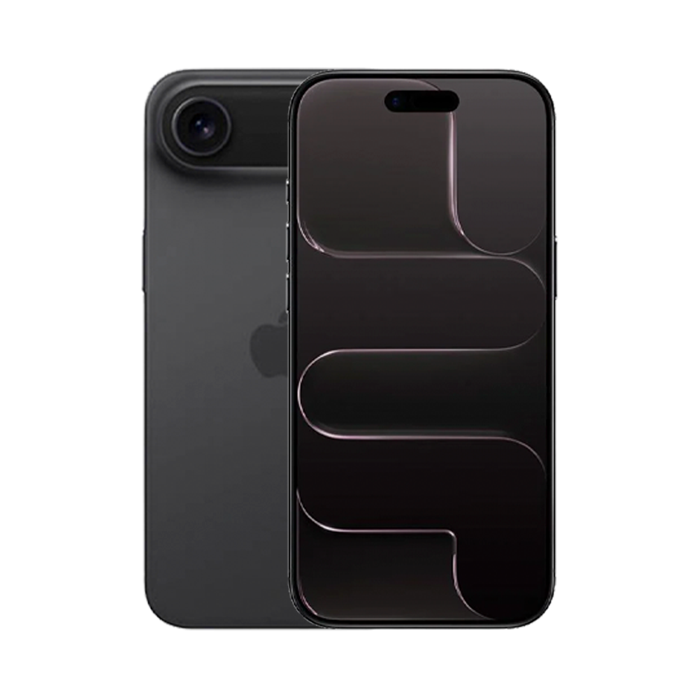iPhone Air color negro vista frontal y trasera en Claro Guatemala