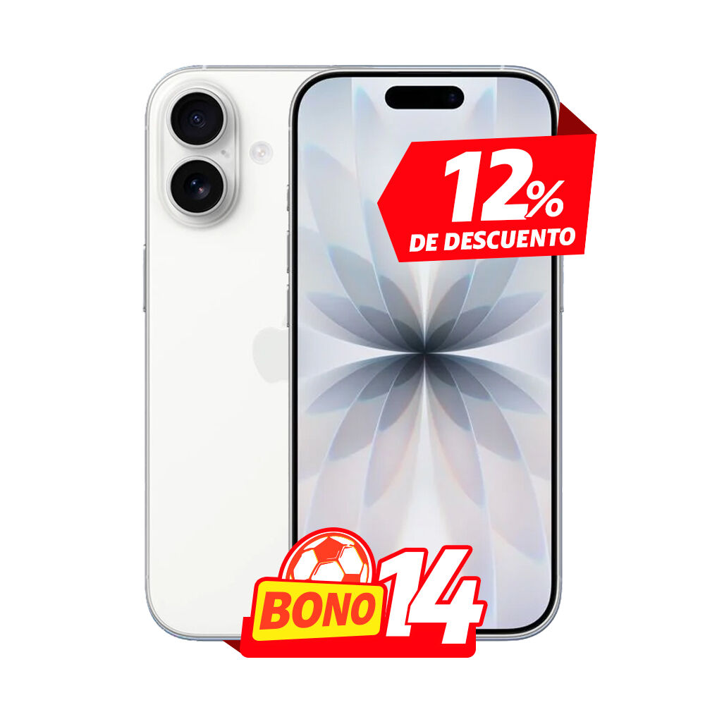 iPhone 17 color blanco con pantalla brillante y conectividad 5G en Claro Guatemala