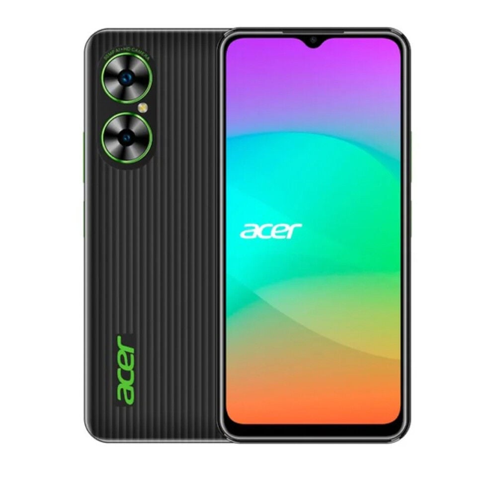 Acer A62 Lite negro con diseño moderno disponible en Claro Guatemala