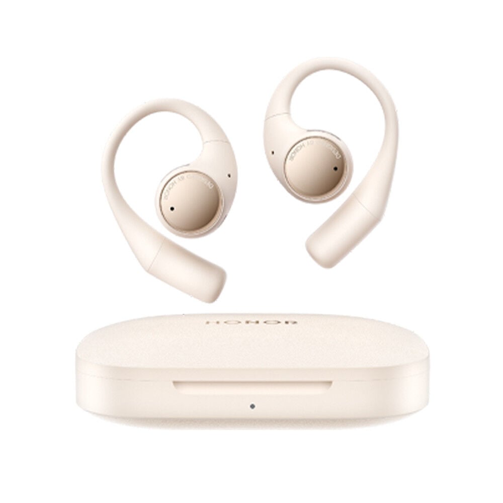 HONOR Earbuds Open color dorado con estuche de carga inalámbrica disponibles en Claro Guatemala