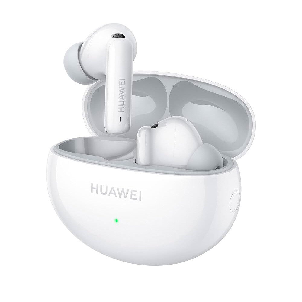 Huawei FreeBuds 6i blancos con cancelación de ruido y sonido envolvente en Claro Guatemala