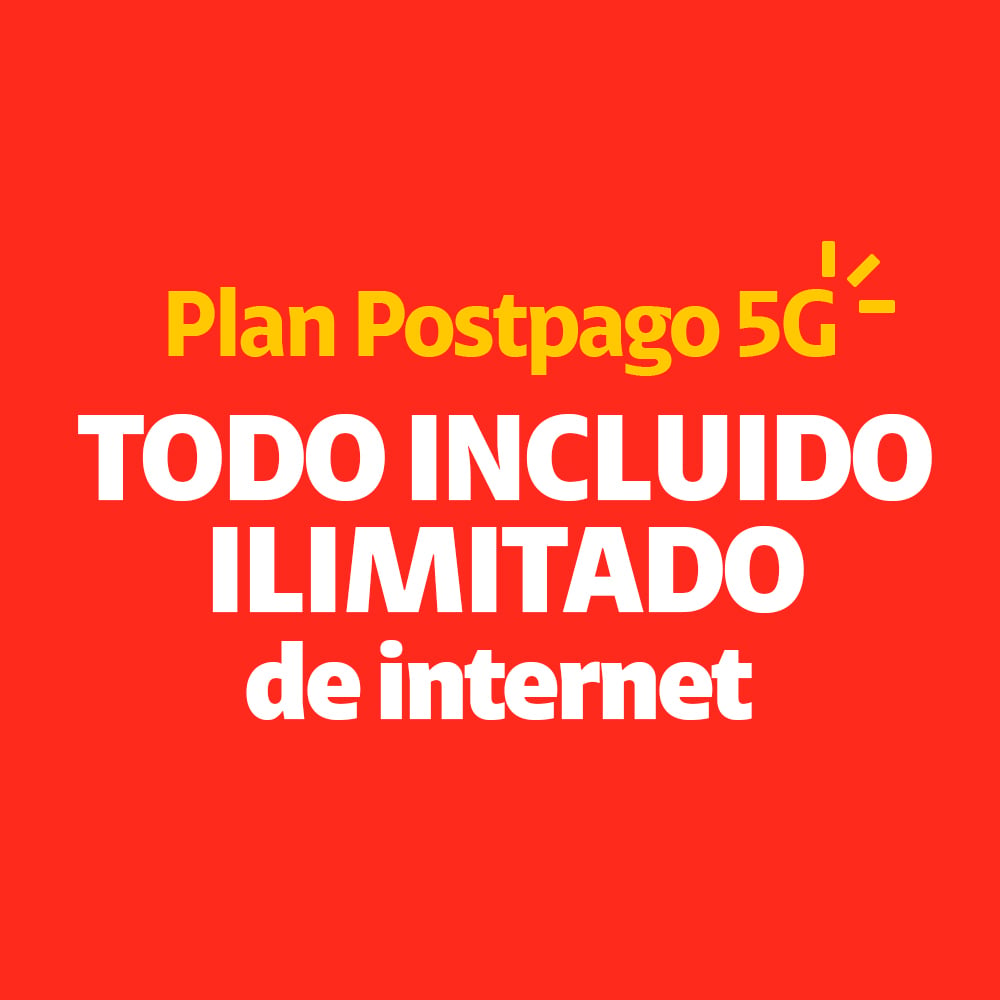 Plan postpago Todo Incluido ilimitado con redes ilimitadas en Claro Guatemala