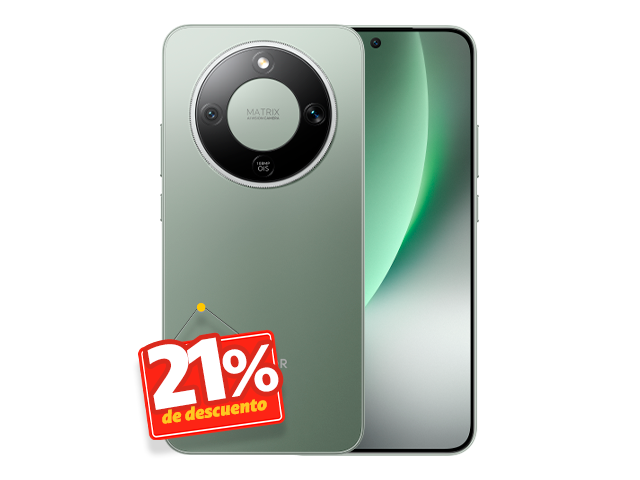 Honor Magic 8 Lite dorado con almacenamiento de 512 GB y tecnología eSIM en Claro Guatemala